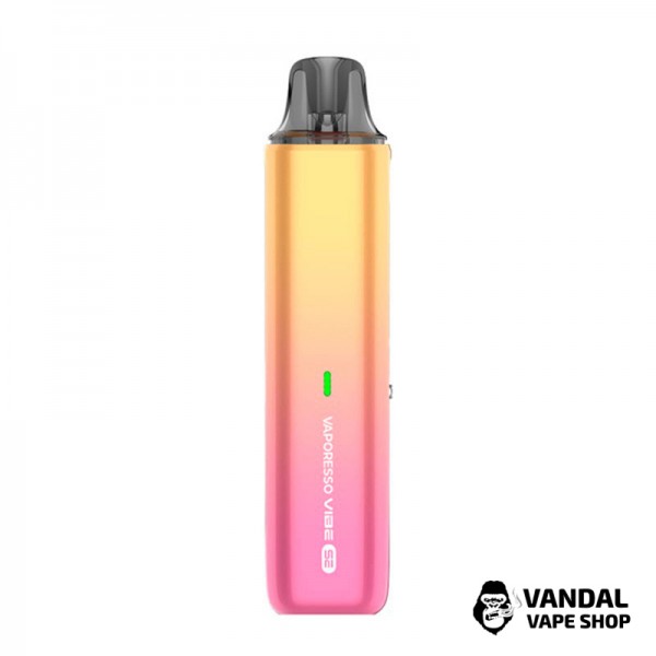 Vaporesso Vibe SE - в жовто-рожевому кольорі з градієнтом