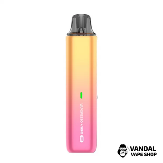 Vaporesso Vibe SE - в жовто-рожевому кольорі з градієнтом