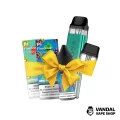 Набір M 2.0: подсистема Vaporesso XROS 3 Mini + Картридж 1.0 Ом + 2 набори для самозамісу  Flavorlab P1 10 мл 50 мг + Стікерпак