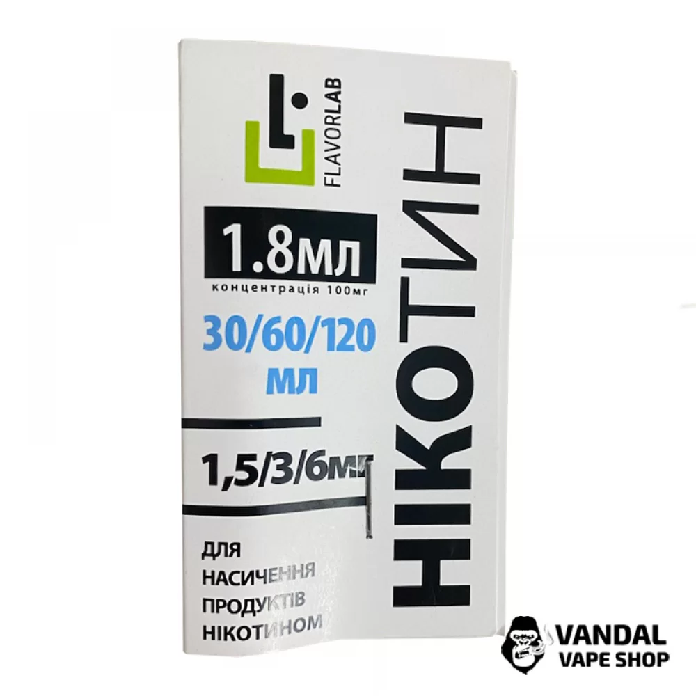Нікотиновий бустер FlavorLab 100 мг 1.8 мл