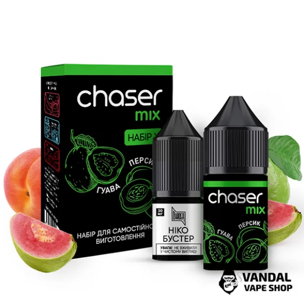 Набор для самозамеса Chaser X Kit 30 мл 30 мг со вкусом гуавы и персика