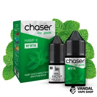 Готовые наборы для самозамеса Chaser X Kit 30 мл 30 мг - Mint