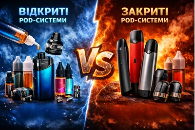ОТКРЫТЫЕ VS ЗАКРЫТЫЕ POD-СИСТЕМЫ: КАКОЙ ТИП ВЫБРАТЬ В 2026 ГОДУ?