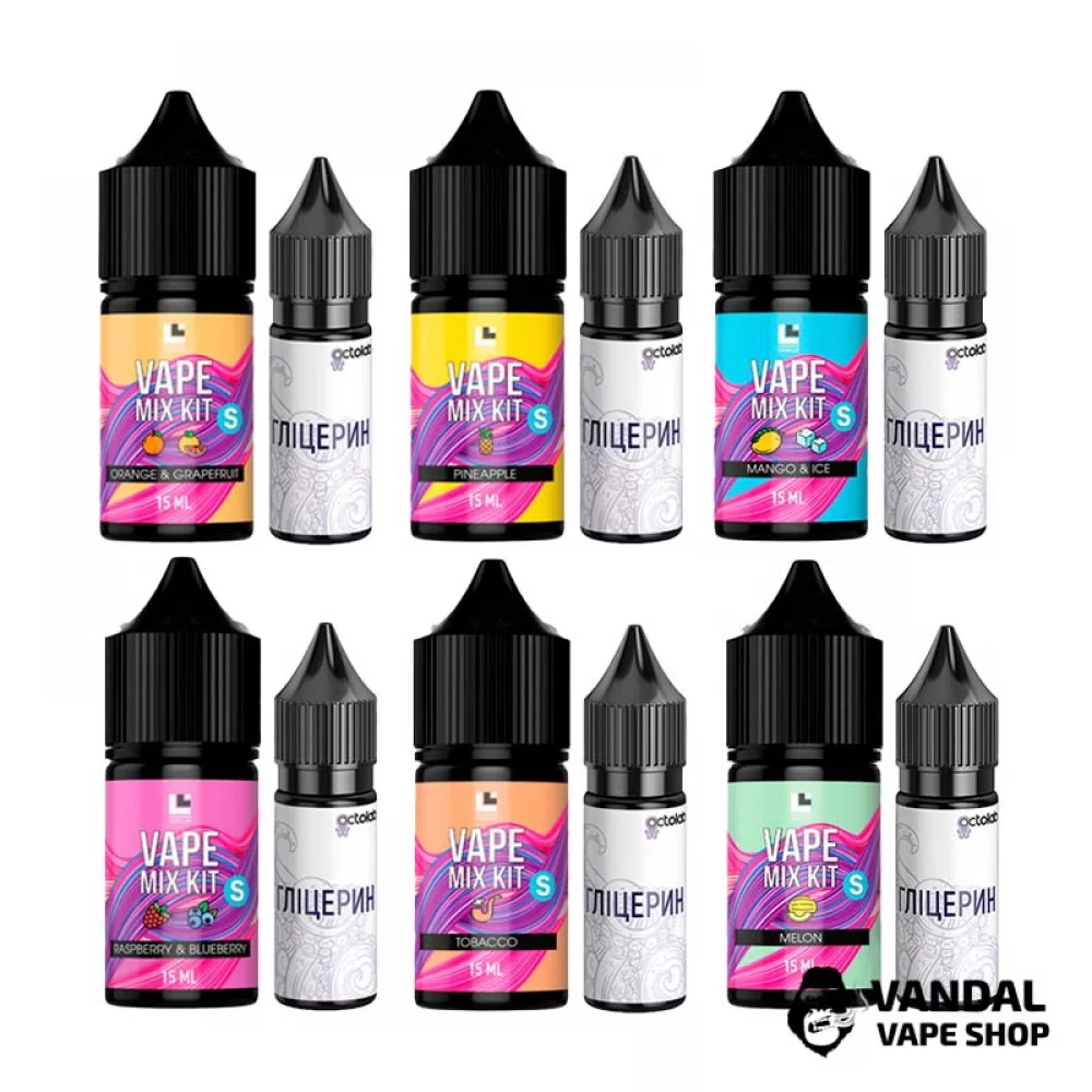 Набір Vape Mix Kit 30 мл Набір Vape Mix Kit 30 мл