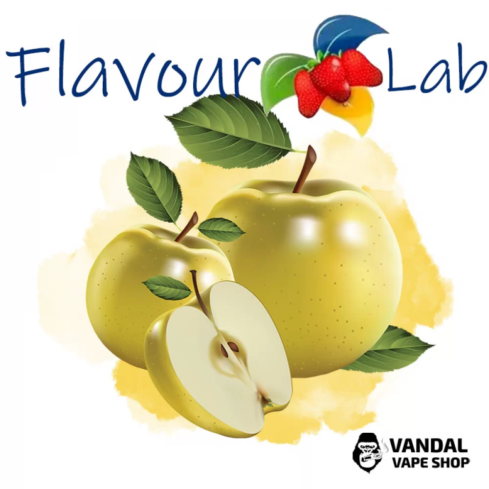 Ароматизатор FlavourLab 10 мл со вкусом Яблока Голден Ароматизатор FlavourLab 10 мл со вкусом Яблока Голден