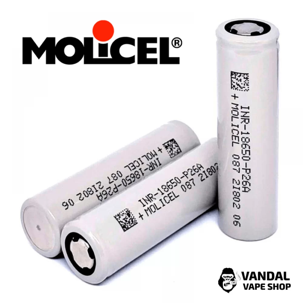 Акумулятор Molicel 18650 P26A 2600mAh 35A (Original) 2546 Акумулятор Molicel 18650 P26A 2600mAh 35A (Original) 2546