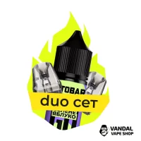 Комбінація OXVA Duo XLIM №3: Картридж OXVA XLIM V3 Top Fill 0.8 Ом + Картридж OXVA XLIM V3 Top Fill 0.8 Ом, 3.0 мл + Octobar Go Зелене яблуко 30 мл 50 мг