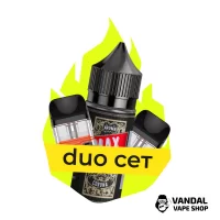 Комбинация Duo XROS №5: Картридж Vaporesso XROS Mini 0.6 Ом, 2 мл + Картридж Vaporesso XROS Mini 0.6 Ом, 2 мл + Infinity Max Corona 30 мл 50 мг