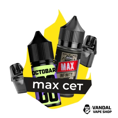 Комбінація MAX Ursa Nano: 2 Картриджі Lost Vape Ursa Nano + 2 Набори для самозамісу 30 мл