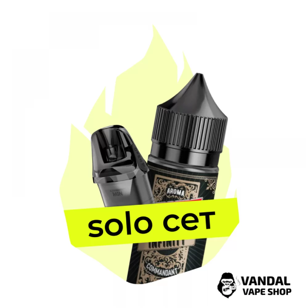 Комбинация Solo URSA №4: Картридж Lost Vape Ursa Nano V3 0.8 Ом + набор для самозамеса Infinity Max Commandant 30 мл 50 мг Комбинация Solo URSA №4: Картридж Lost Vape Ursa Nano V3 0.8 Ом + набор для самозамеса Infinity Max Commandant 30 мл 50 мг