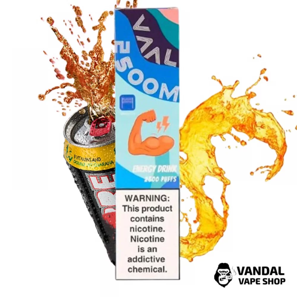 Одноразовая Pod система Joyetech VAAL 2500M 1300 мАч со вкусом энергетика