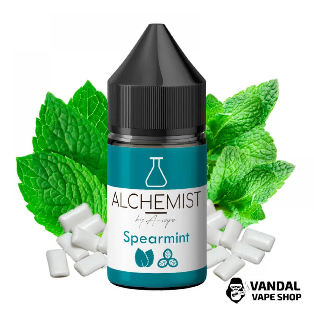 Жидкость Alchemist Salt – 30 мл 50 мг на солевом никотине со вкусом мятной жвачки