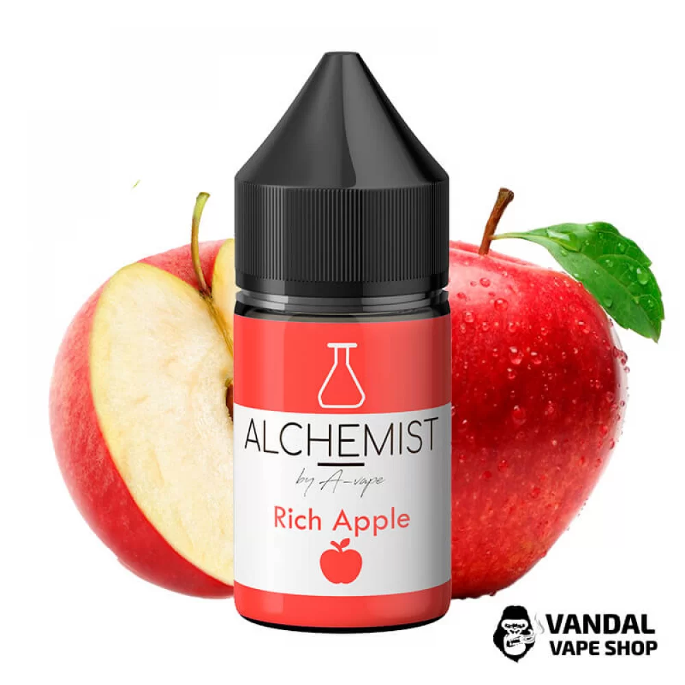 Жидкость Alchemist Salt – 30 мл 35 мг на солевом никотине со вкусом яблока