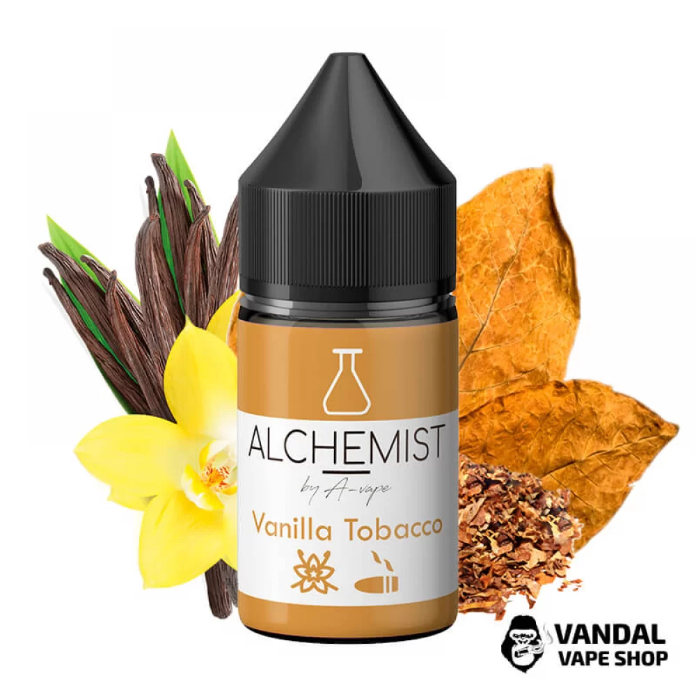 Жидкость Alchemist Salt – 30 мл 50 мг на солевом никотине со вкусом ванили и табака