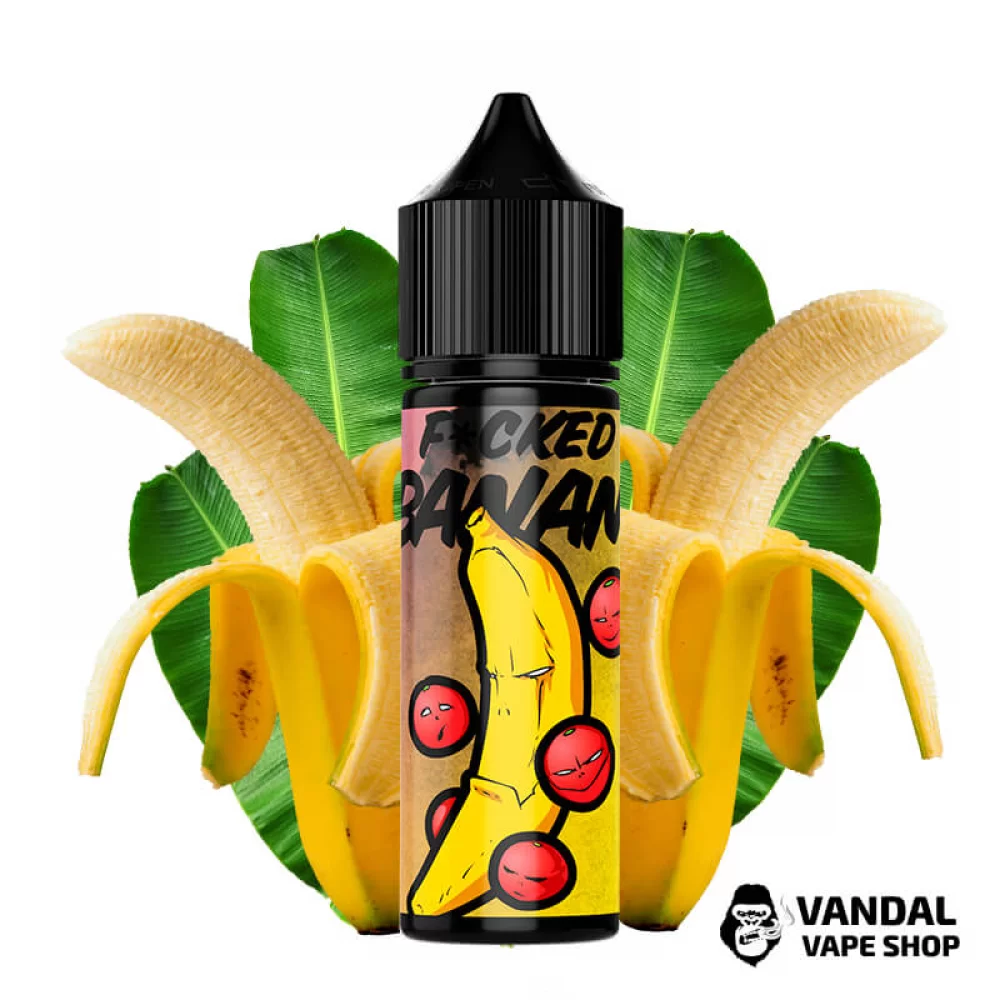 Рідина Fucked 50 мл 3 мг на органічному нікотині зі смаком банану