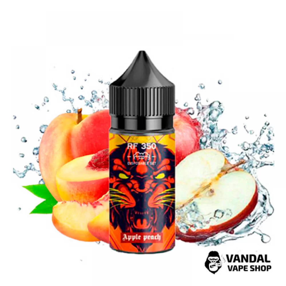 ЖИДКОСТЬ Flavorlab FL 350 A (ANIMALS) 30 мл 50 мг НА СОЛЕВОМ НИКОТИНЕ со вкусом яблока и персика