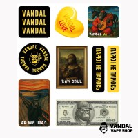 Стікерпак - Vandal Vape фірмовий