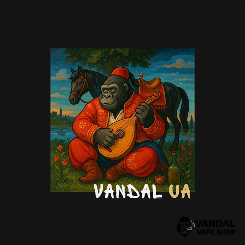 Сумка-шопер - чорна "Vandal UA"  