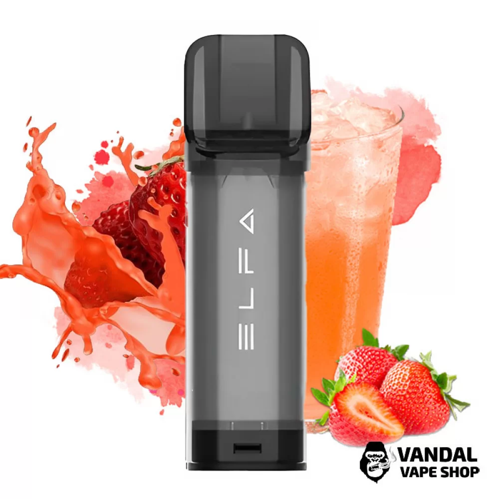 Заправленный картридж для Elf Bar ELFA 2 мл со вкусом розового лимонада Заправленный картридж для Elf Bar ELFA 2 мл со вкусом розового лимонада