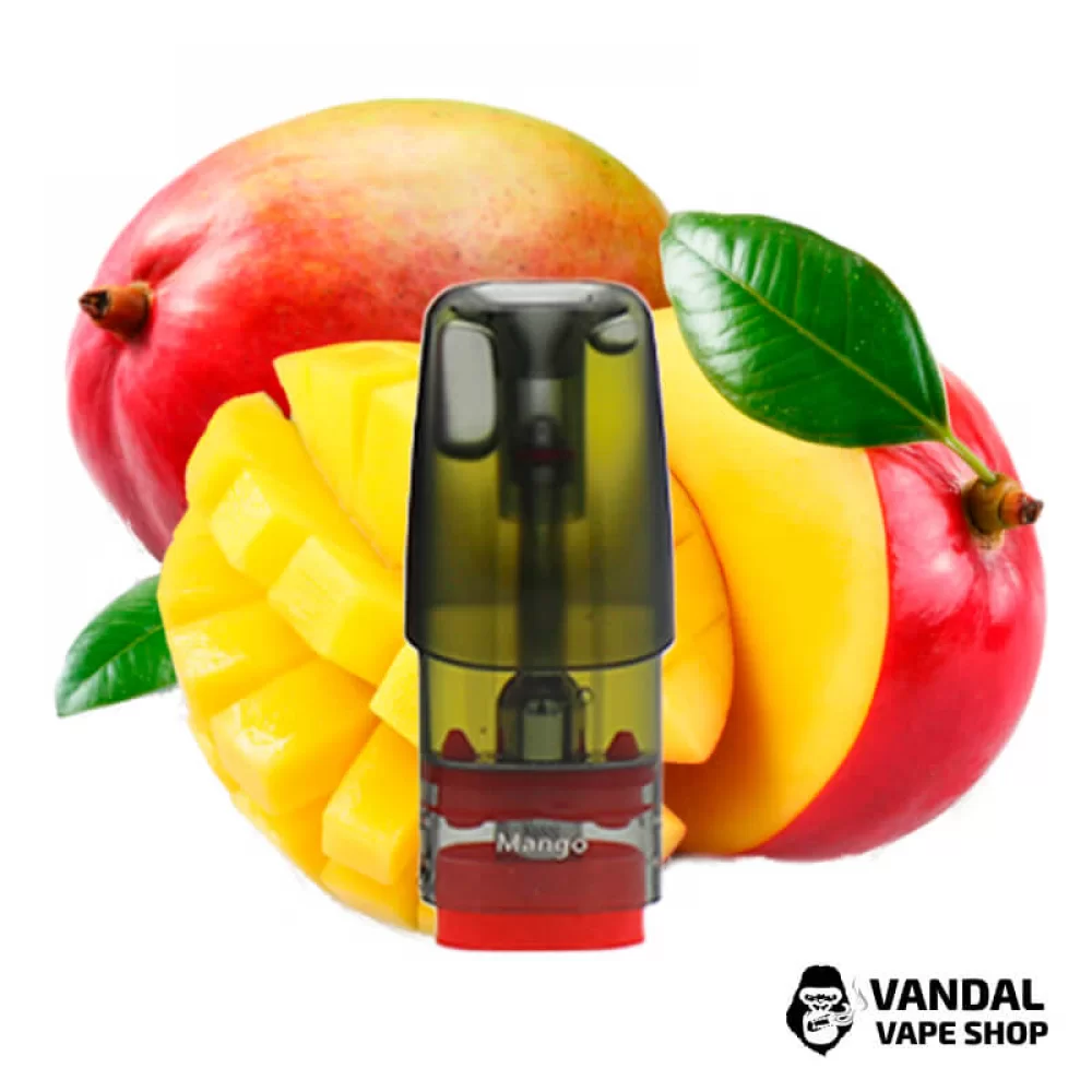 Заправленные картриджи для ELF BAR RF350 и MATE 500 2.0 Мл (1.2 Ом) со вкусом манго