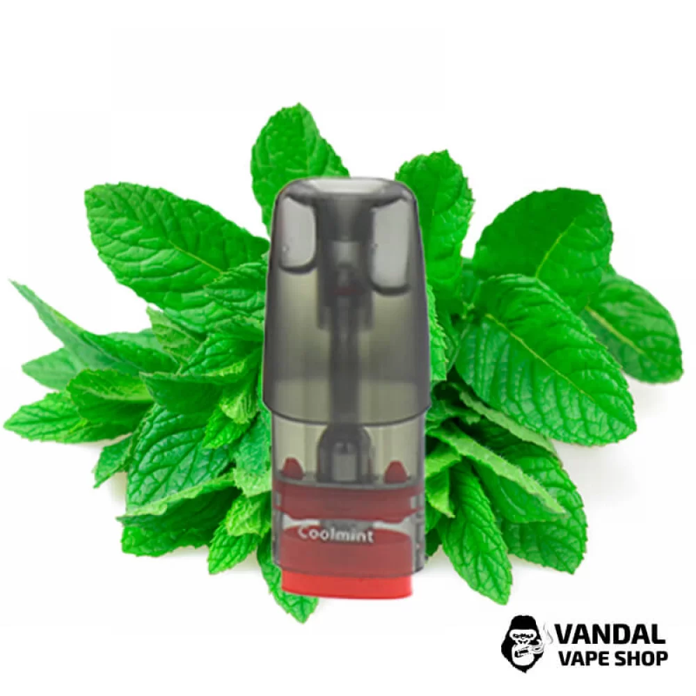 Заправленные картриджи для ELF BAR RF350 и MATE 500 2.0 Мл (1.2 Ом) со вкусом холодной мяты Заправленные картриджи для ELF BAR RF350 и MATE 500 2.0 Мл (1.2 Ом) со вкусом холодной мяты