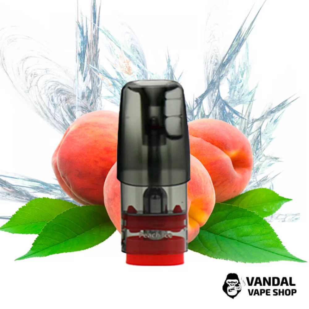 Заправленные картриджи для ELF BAR RF350 и MATE 500 2.0 Мл (1.2 Ом) со вкусом персика со льдом Заправленные картриджи для ELF BAR RF350 и MATE 500 2.0 Мл (1.2 Ом) со вкусом персика со льдом