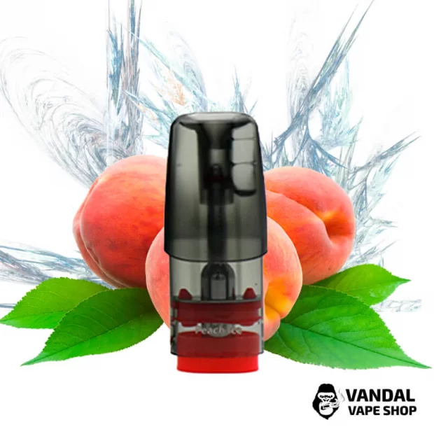 Заправленные картриджи для ELF BAR RF350 и MATE 500 2.0 Мл (1.2 Ом) со вкусом персика со льдом