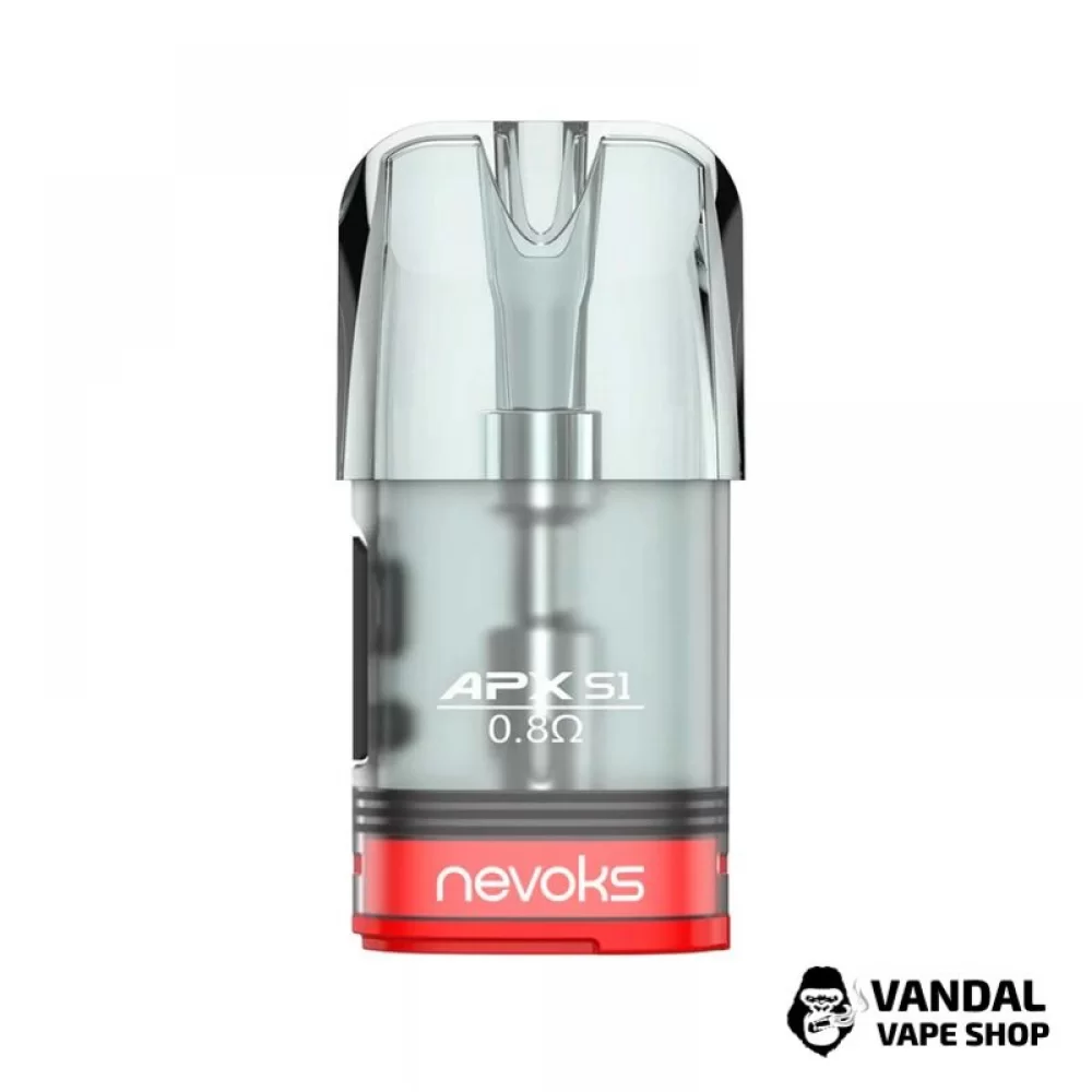 Картридж для Nevoks Feelin APX S1 0.8 Ом для APX S1 Pod Kit, APX C1 Pod Kit та Pagee Air Pod Kit