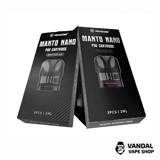 Картридж Manto Nano Pod Cartridge Mesh 0.8 Ом для работы с POD-системами Manto Nano Pro / P1 / A1 / Z1 Kit