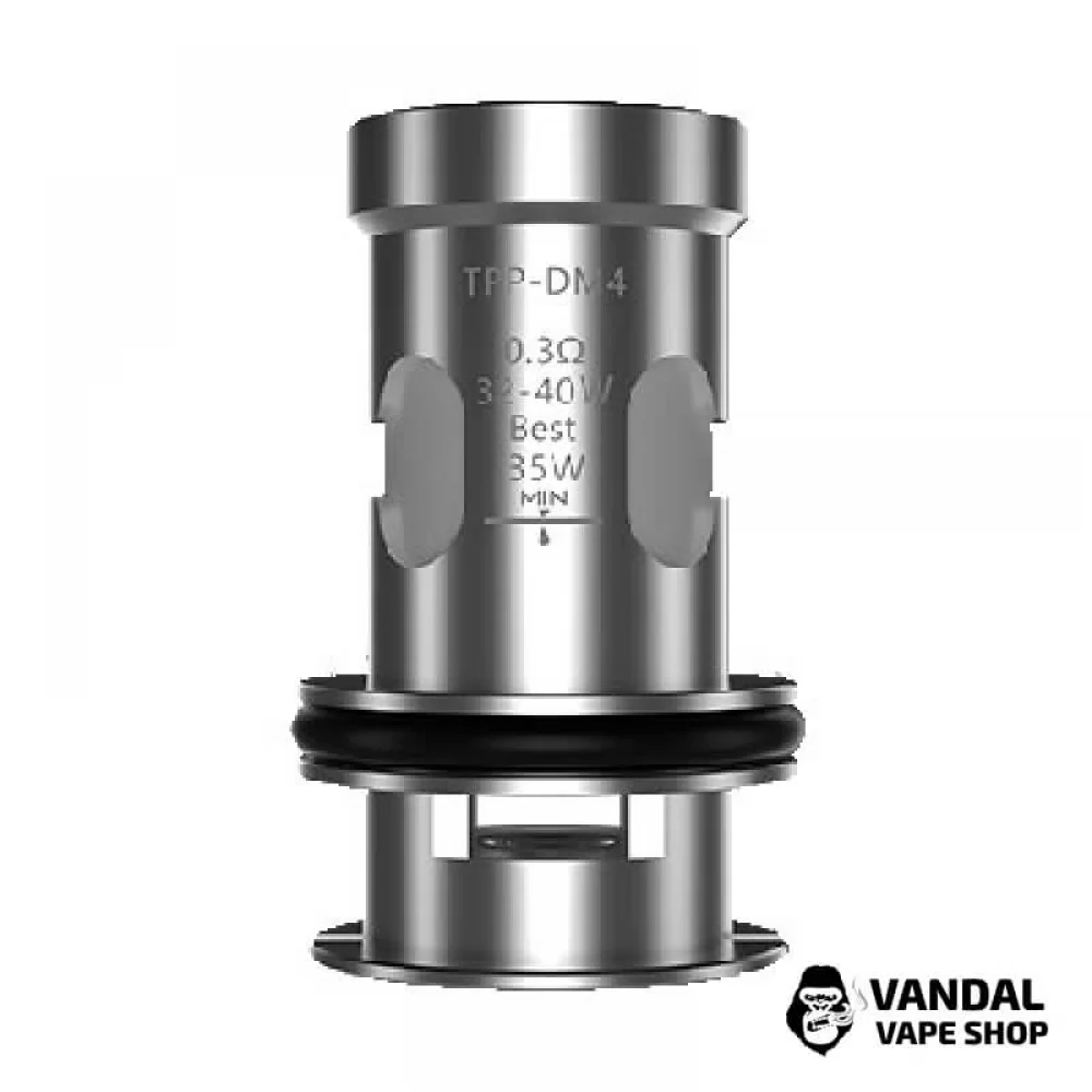 Сменный испаритель VooPoo TPP-DM4 coil 0.3 Ом Сменный испаритель VooPoo TPP-DM4 coil 0.3 Ом