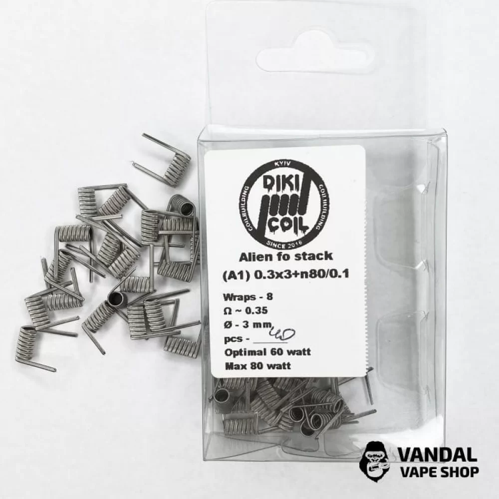 Спираль Alien for Stak 0,35 Ohm(A1) 0.3x3+n80/0.12