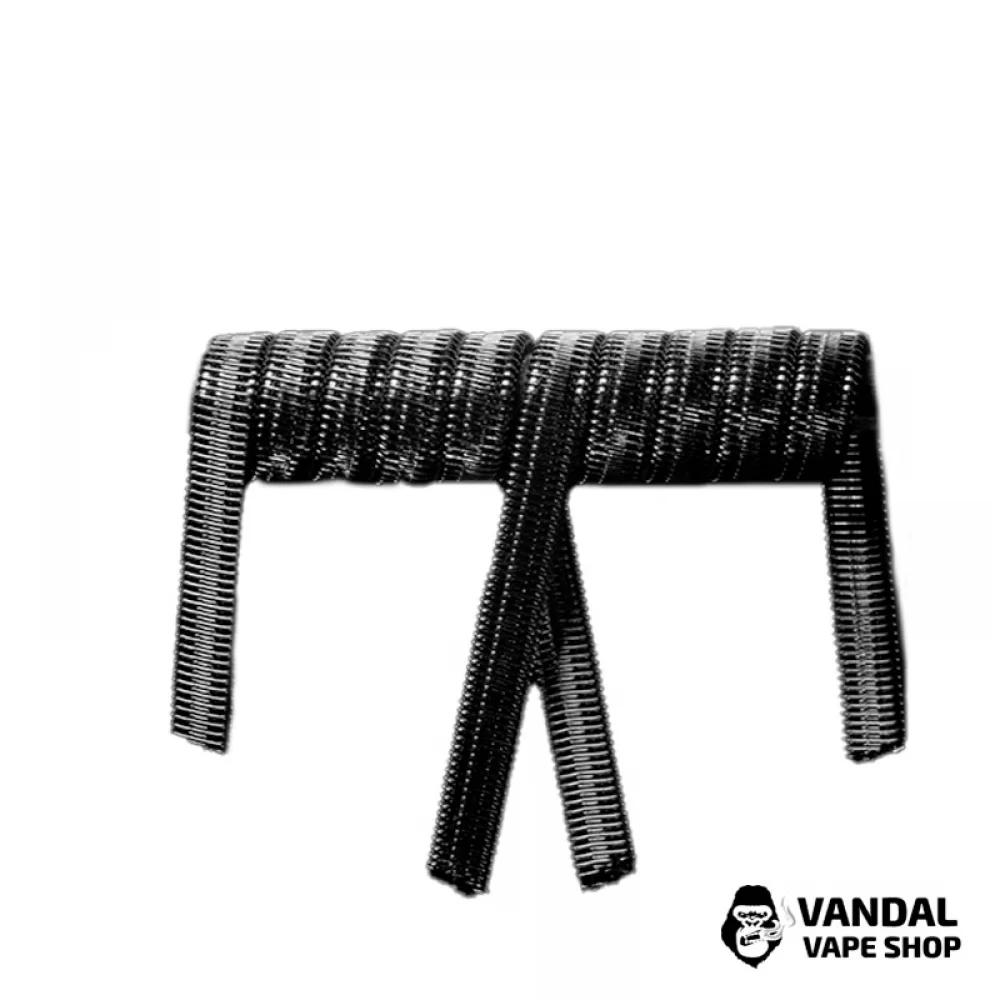 Спираль Staple Staggered 0.13 Ohm (Ni80) 0.4x4+n80/0.12 Спираль Staple Staggered 0.13 Ohm (Ni80) 0.4x4+n80/0.12