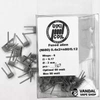 Fused Alien 0,17 Ohm (Ni80) 0.4x2+n80/0.12