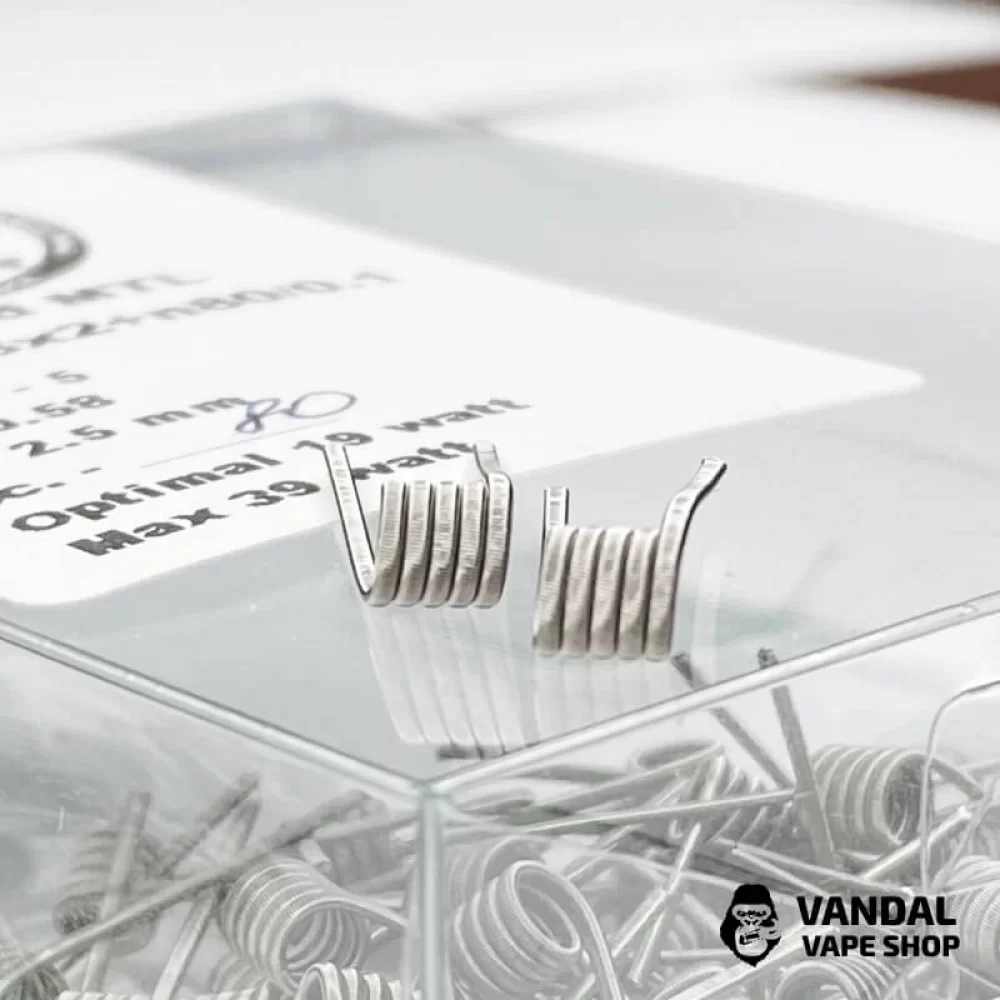 Готова спіраль Fused MTL 0,28 Ohm (A1) 0.3x2+n80/0.1