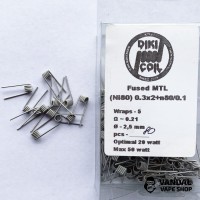 Fused MTL Ohm 0,21 (Ni80) 0.3x2+n80/0.1 WR 5 Ф 2,5