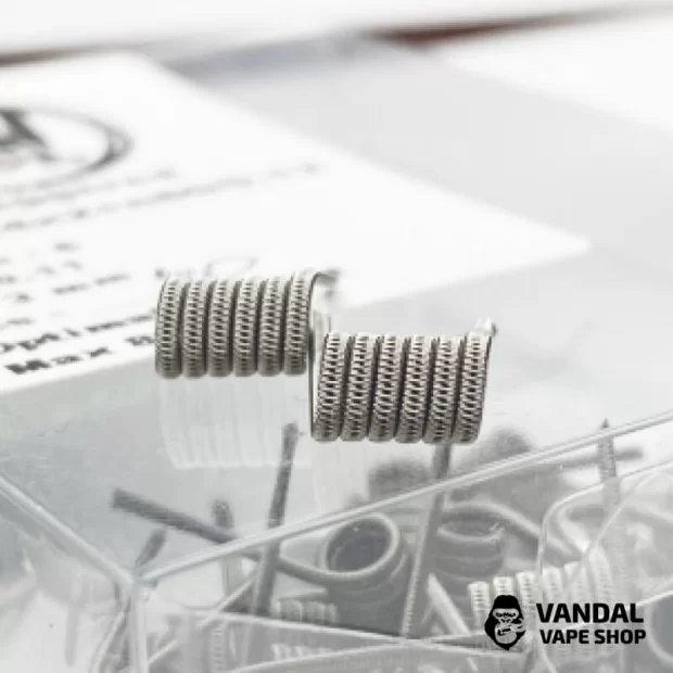 Готовая спираль Staggered 0,11 Ohm (Ss) 0.4x2+n80/0.12