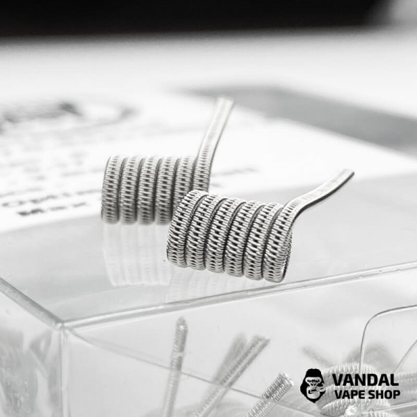 Готовая спираль Staggered 0,17 Ohm (Ni80) 0.4x2+n80/0.12