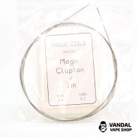 Дріт для спіралі Magic Coils Clapton - Kanthal 0.4 мм Nichrome 0.1 мм 1 м