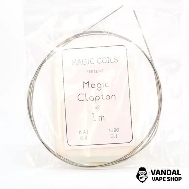 Проволока для спирали Magic Coils Clapton - Kanthal 0.4 мм Nichrome 0.1 мм 1 м