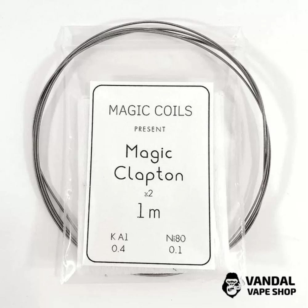 Проволока для спирали Magic Coils Clapton - Kanthal 0.5 мм Nichrome 0.1 мм 1 м Проволока для спирали Magic Coils Clapton - Kanthal 0.5 мм Nichrome 0.1 мм 1 м