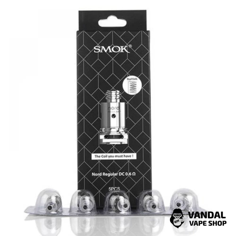 Змінний випаровувач Smok Nord 0.6 Ом Regular DC Nord Coils Змінний випаровувач Smok Nord 0.6 Ом Regular DC Nord Coils