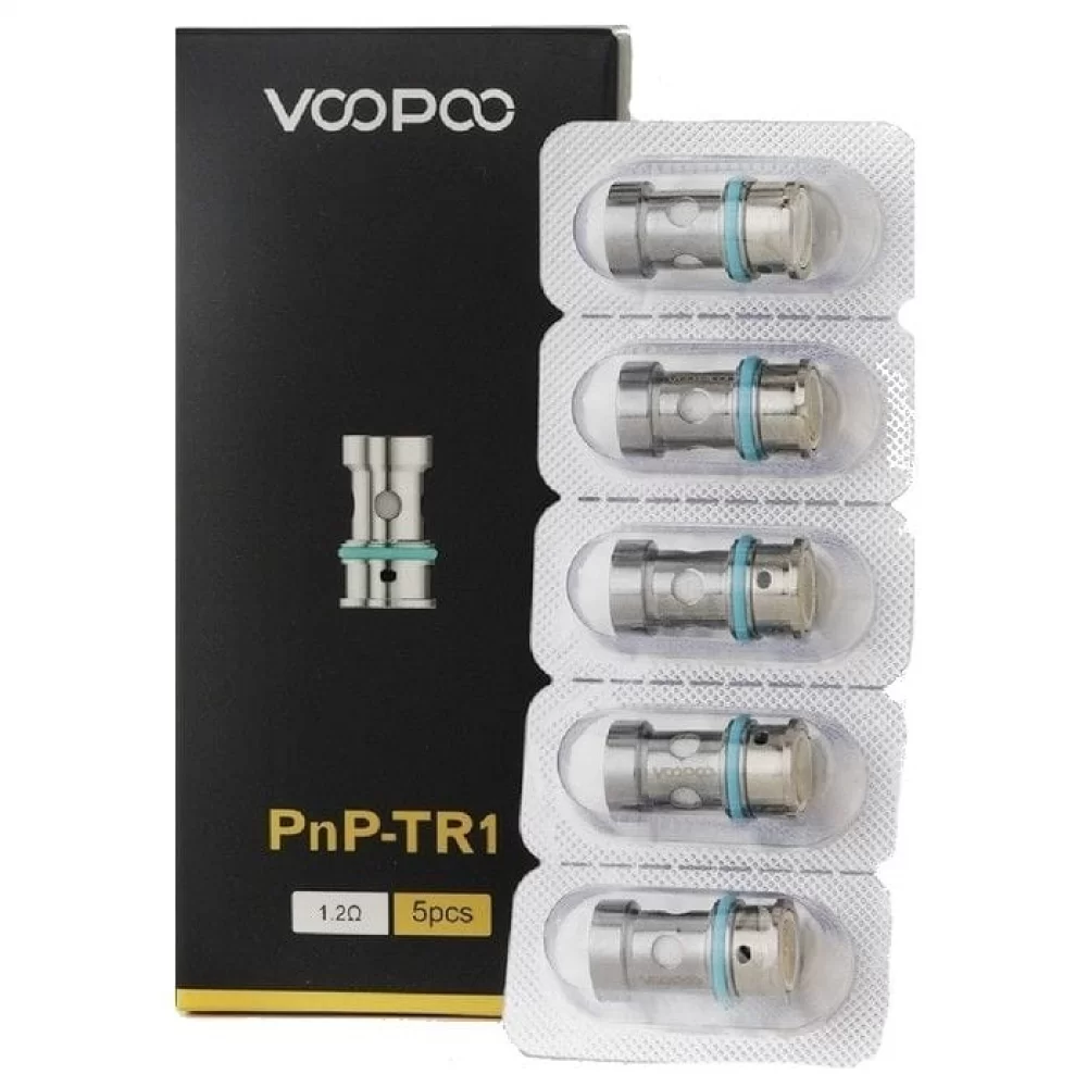 Оригинальный Сменный Испаритель Voopoo PnP TR1 Coil с сопротивлением 1.2 Ом Оригинальный Сменный Испаритель Voopoo PnP TR1 Coil с сопротивлением 1.2 Ом