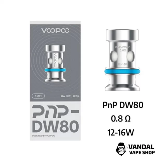 Оригинальный Сменный Испаритель VooPoo PnP-DW80 Coil  с сопротивлением 0.8 Ом