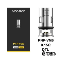 Випаровувач Voopoo PnP VM6 Mesh 0.15 Ом