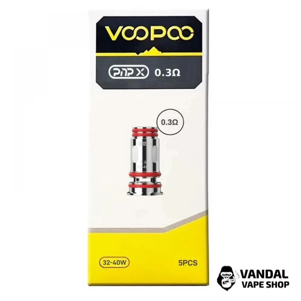 Оригінальний змінний випаровувач VooPoo PnP X 0.3 Ом