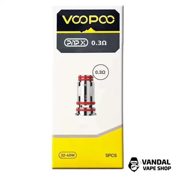 Оригинальный Сменный Испаритель VooPoo PnP X 0.3 Ом