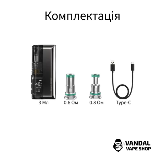 Оригинальная Pod-система Suorin Air Mod 40W Pod Kit на 1500mAh