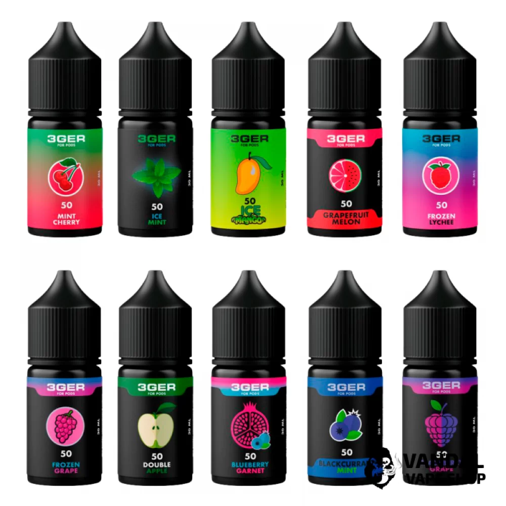 ЖИДКОСТЬ 3Ger Salt 30 мл НА СОЛЕВОМ НИКОТИНЕ