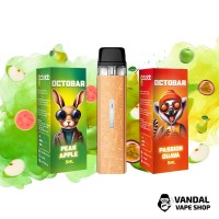 Набор M: Vaporesso XROS Mini Bronze Gold + 2 х OctoBar NFT 10 мл 50 мг (Pear Apple + Passion Guava)