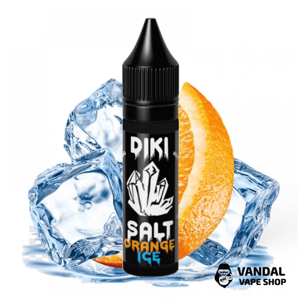 Жидкость Diki Salt 50мг, 15мл НА СОЛЕВОМ НИКОТИНЕ со вкусом апельсина с холодком Жидкость Diki Salt 50мг, 15мл НА СОЛЕВОМ НИКОТИНЕ со вкусом апельсина с холодком